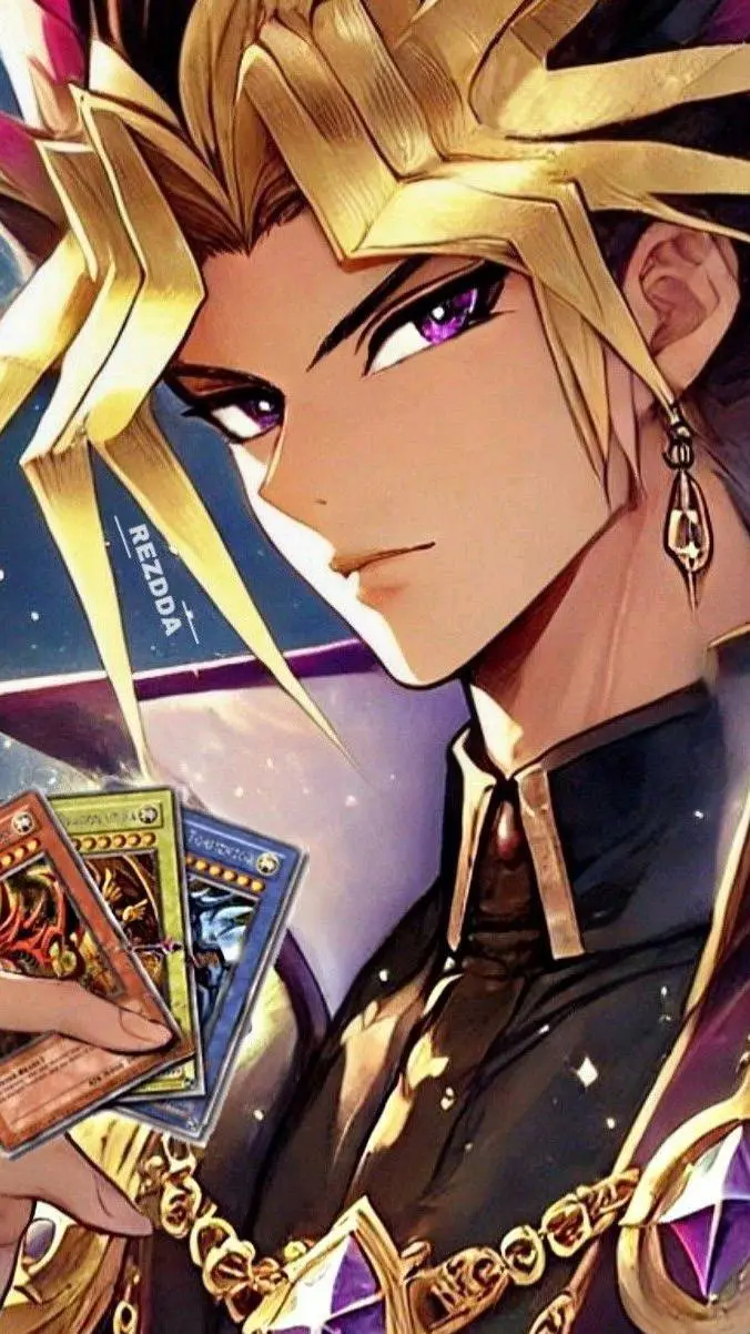 ai character: Atem  background