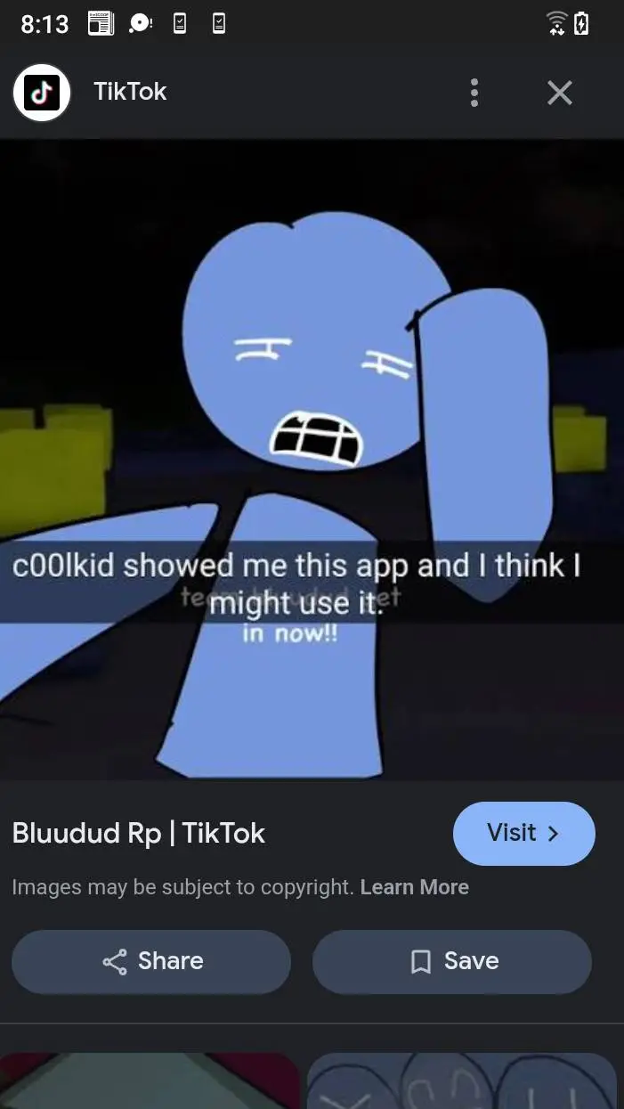 ai character: Bluudud  background