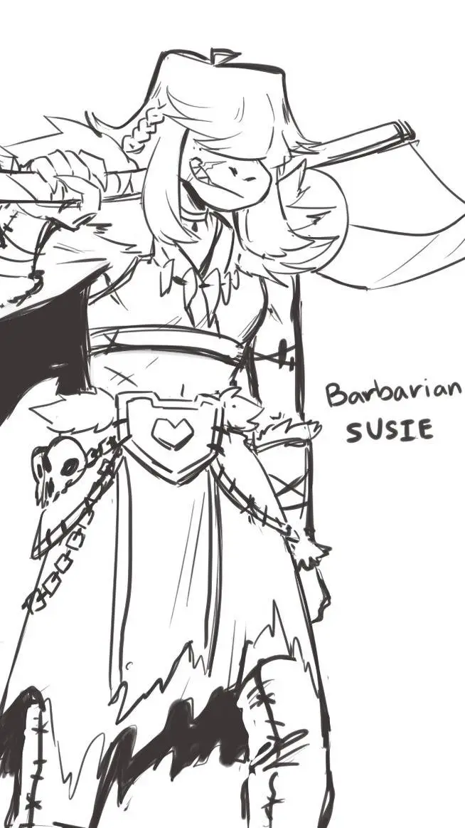ai character: Barbarian Susie background