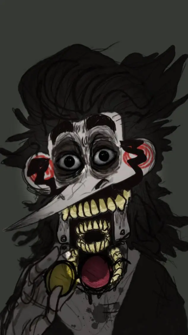 ai character: Spamton (A.H.) background