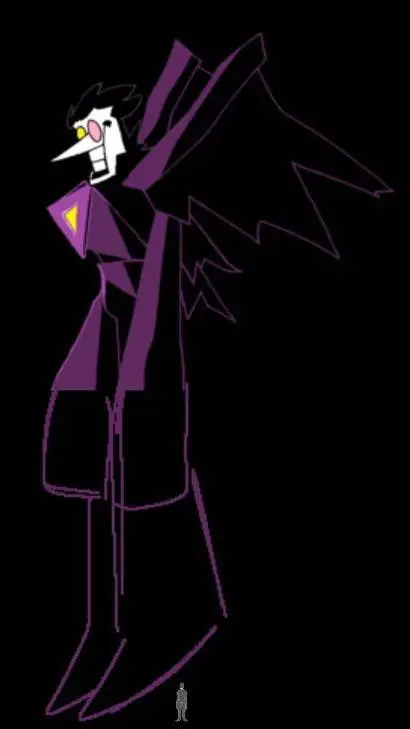 ai character: Giant Spamton background