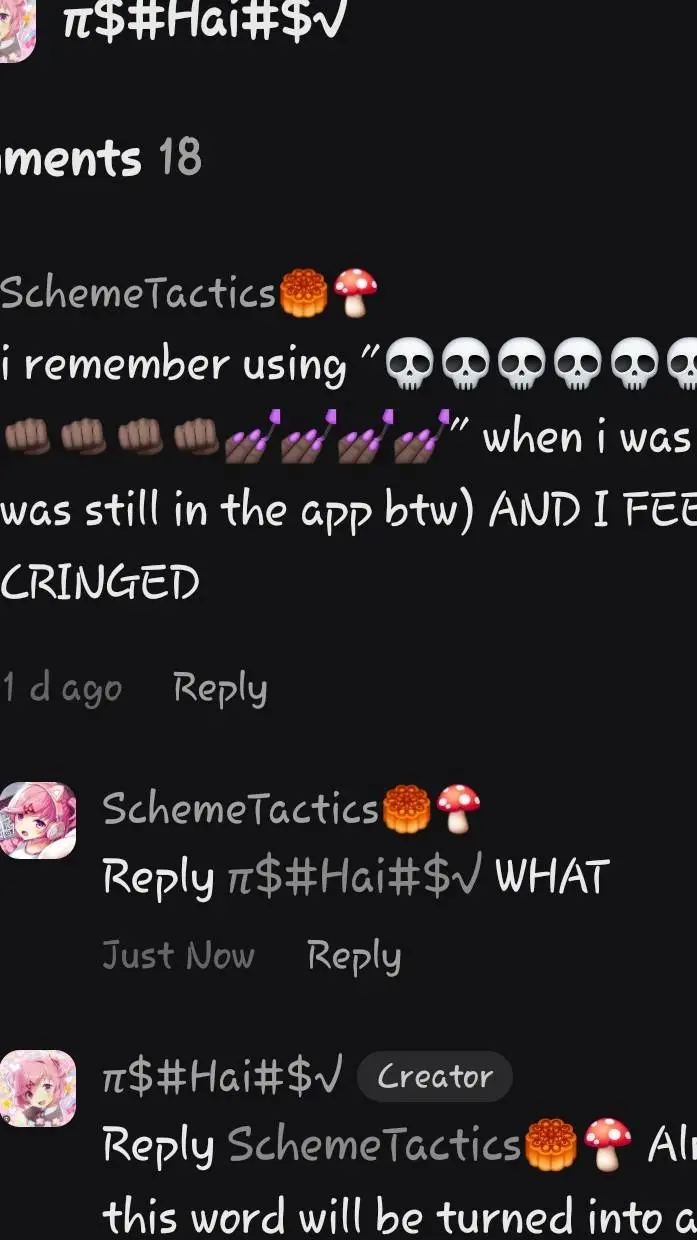 ai character: They said WHAT. background