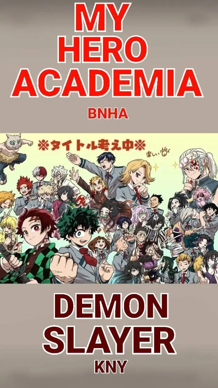 ai character: MHA vs KNY  background
