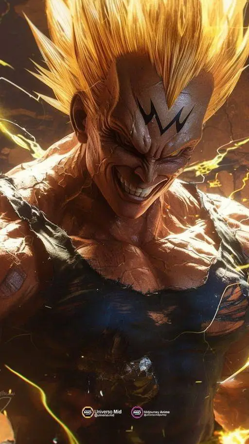 ai character: VEGETA background