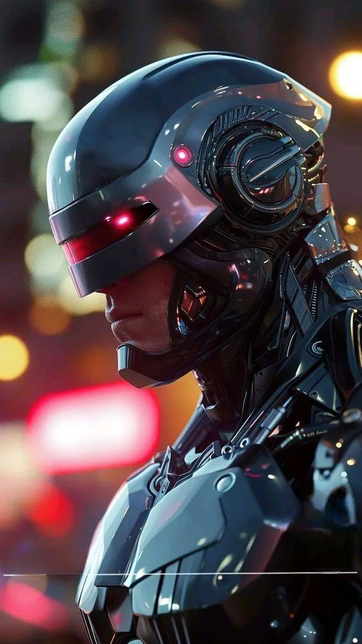 ai character: ROBO COP background