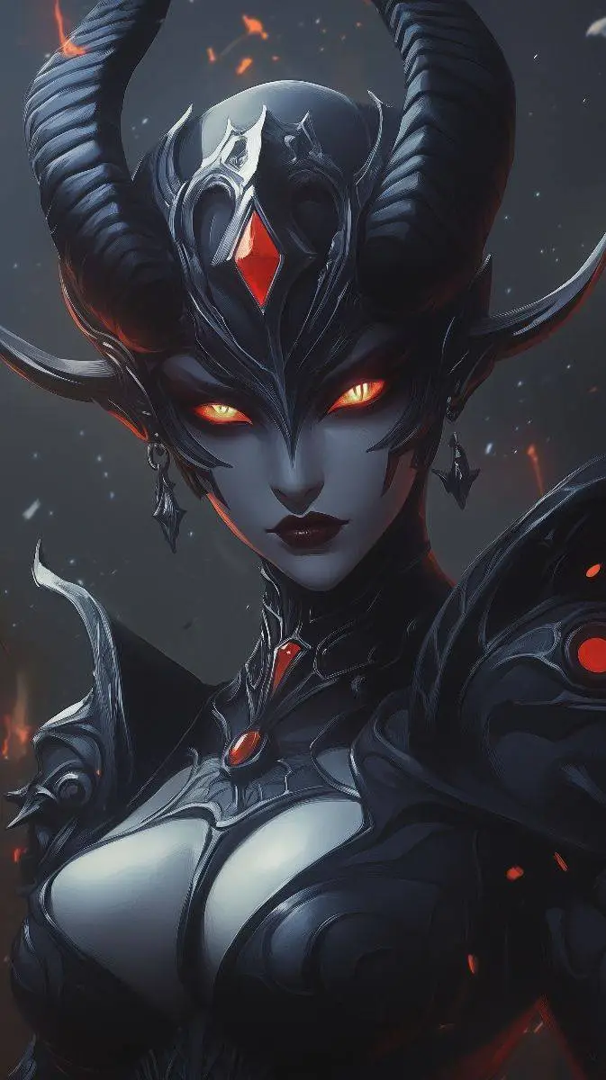 ai character: SHE-DEMON background