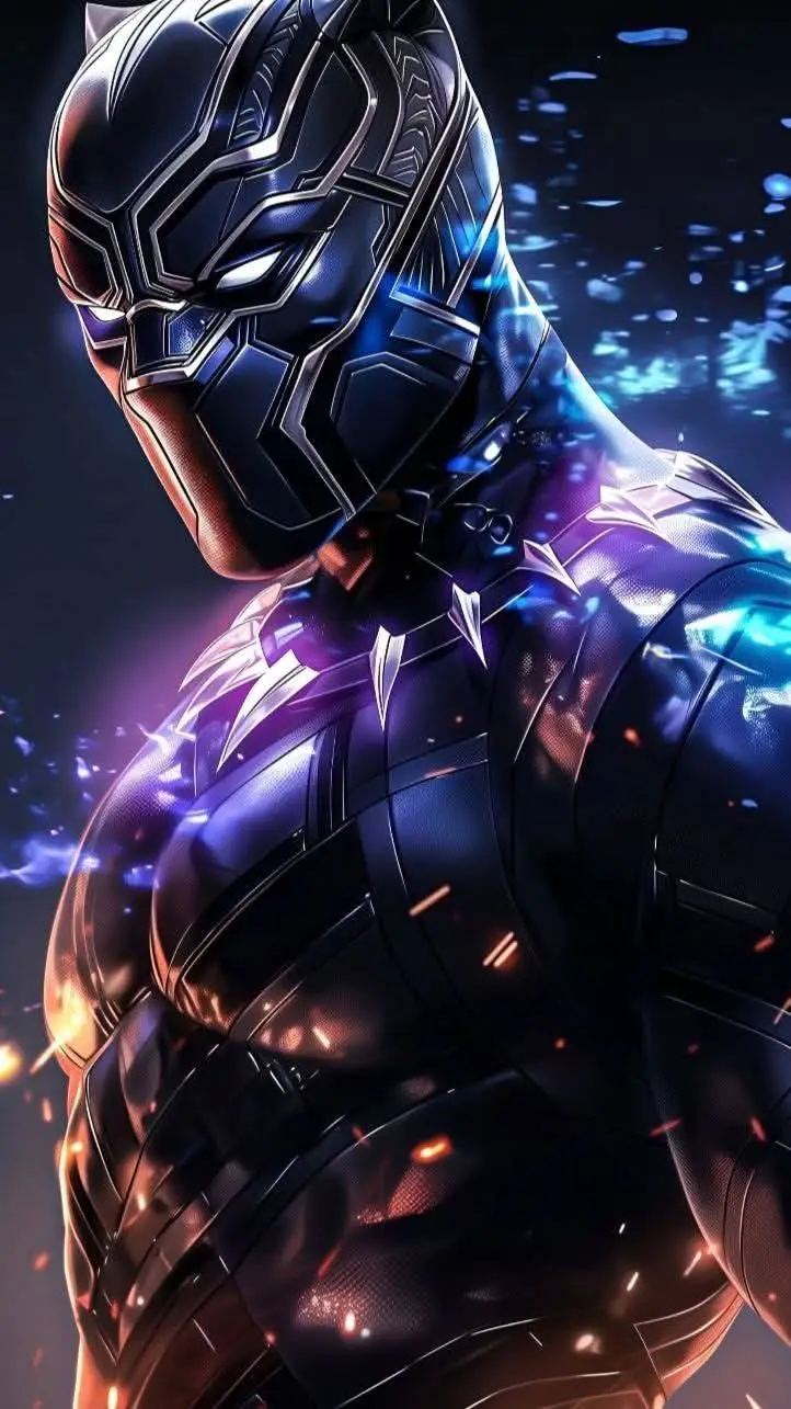 ai character: BLACK PANTHER background