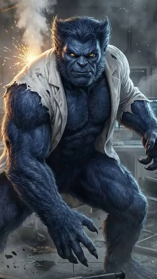 ai character: BEAST background