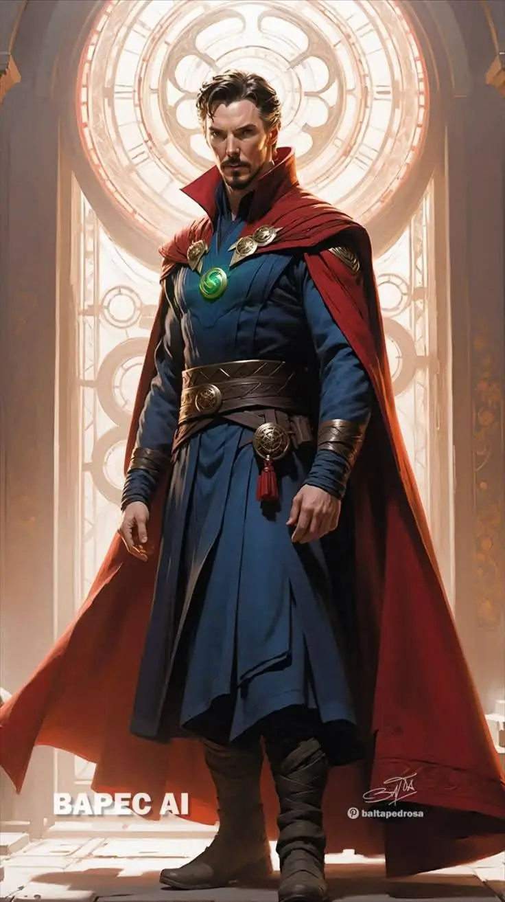 ai character: DR. STRANGE background