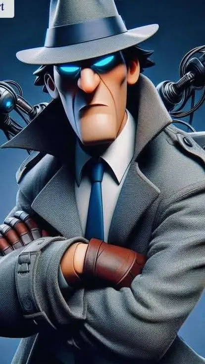 ai character: INSPECTOR GADGET background