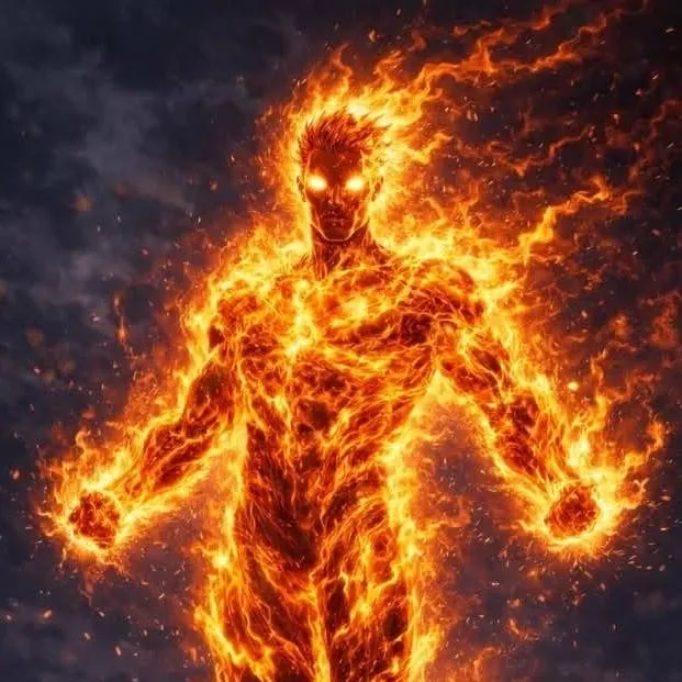 chat with ai character: HUMAN TORCH