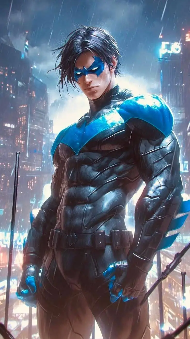 ai character: NIGHTWING background