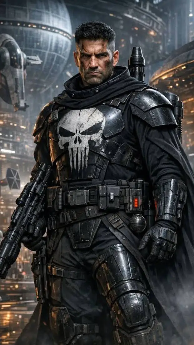 ai character: PUNISHER background