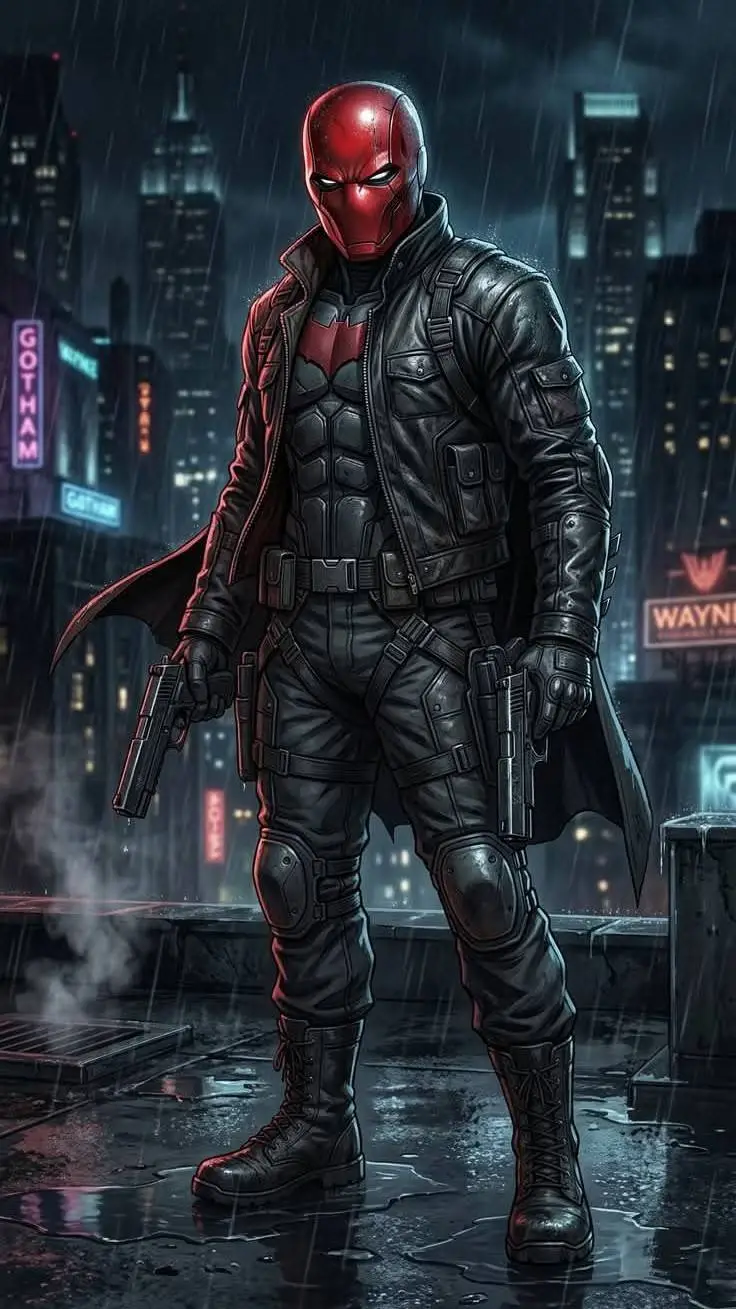 ai character: REDHOOD background