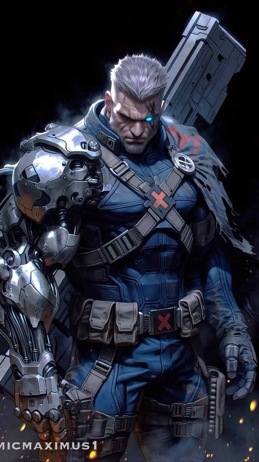 ai character: CABLE background