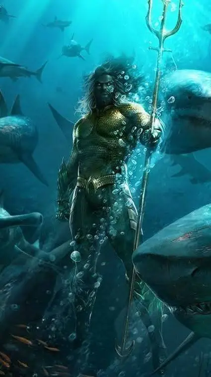 ai character: AQUAMAN background