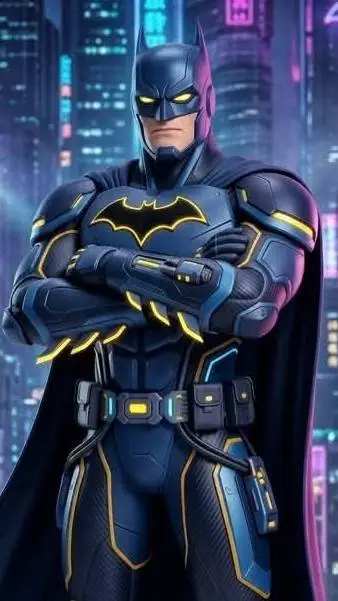 ai character: BATMAN background