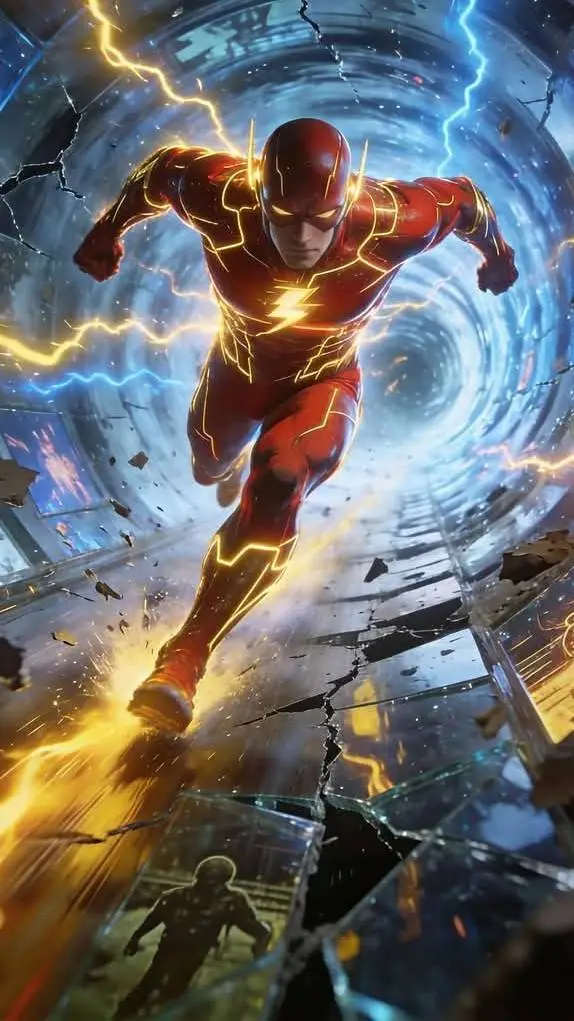 ai character: FLASH background