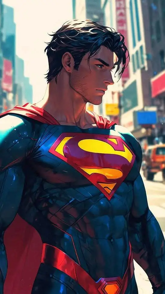 ai character: SUPERMAN background