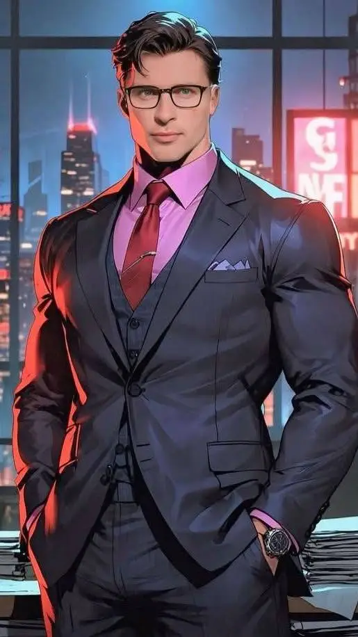 ai character: CLARK KENT background