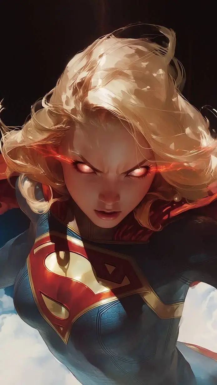ai character: SUPERGIRL background