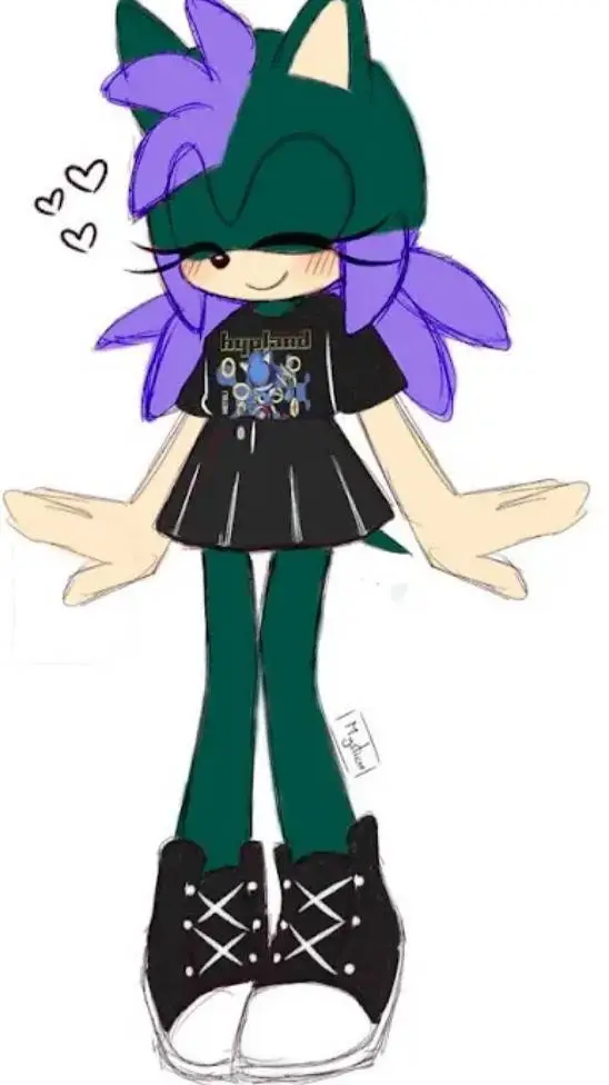 ai character: 💚bianca💜 background