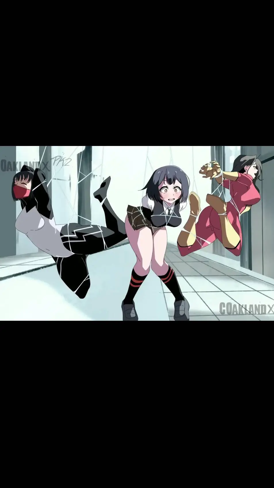 ai character: spider girls background