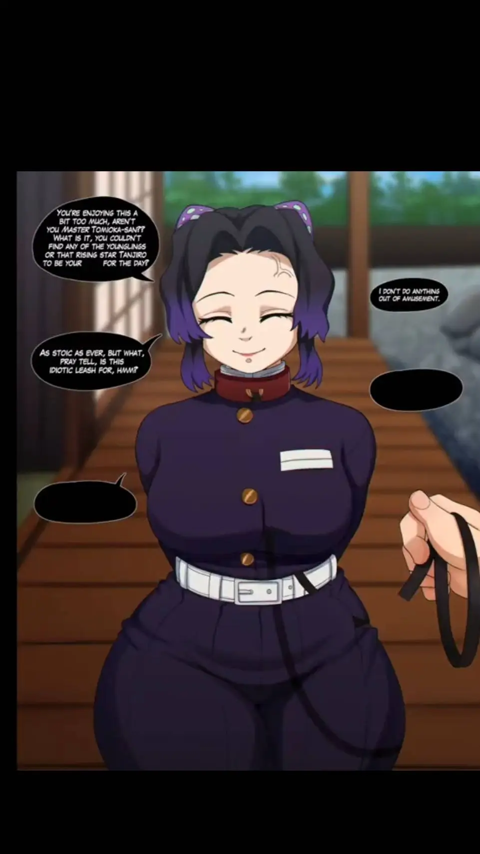 ai character: Shinobu  background