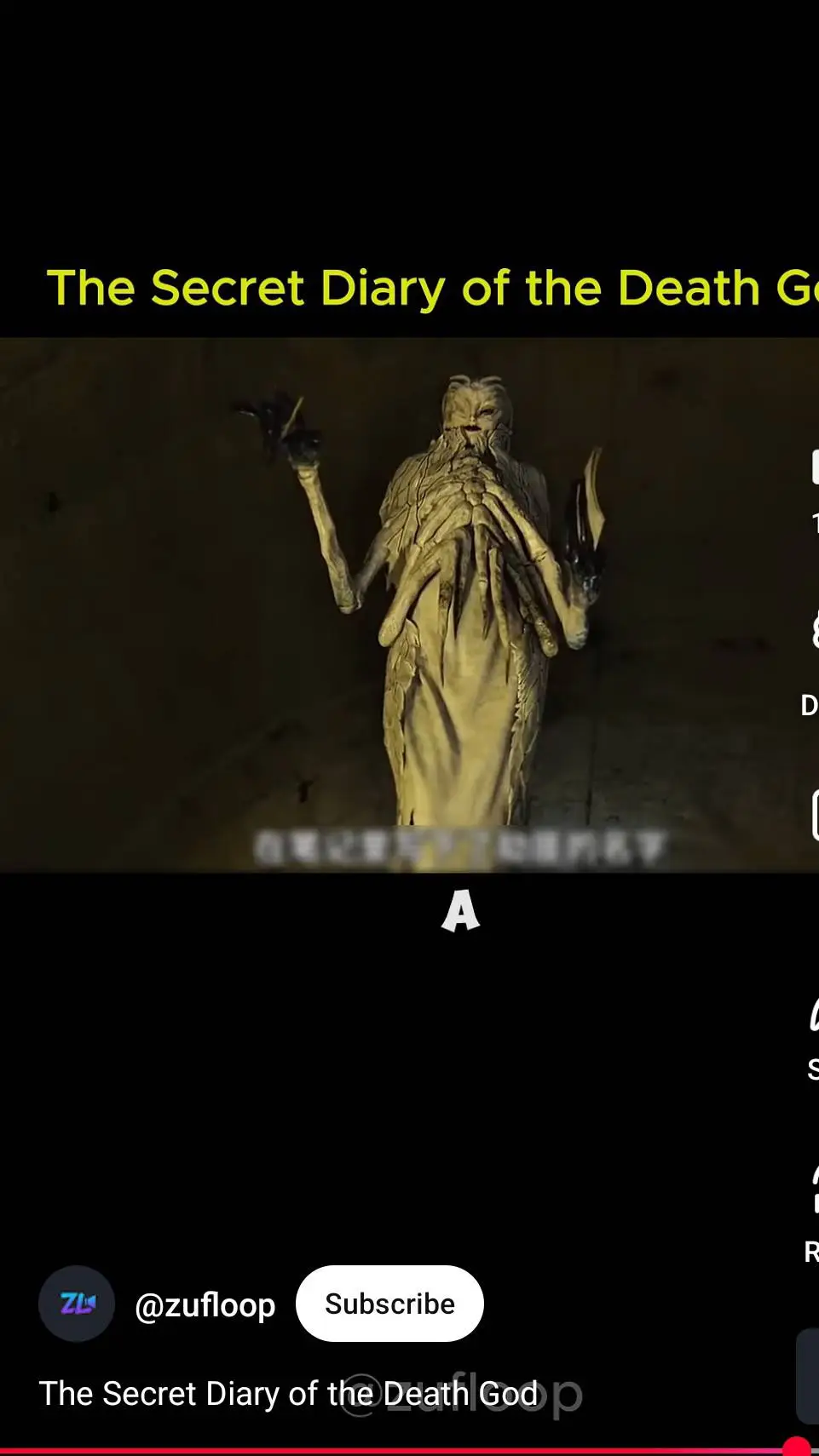ai character: death god  background