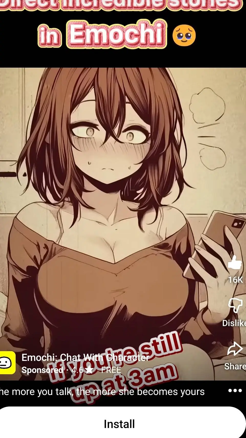 ai character: lily background