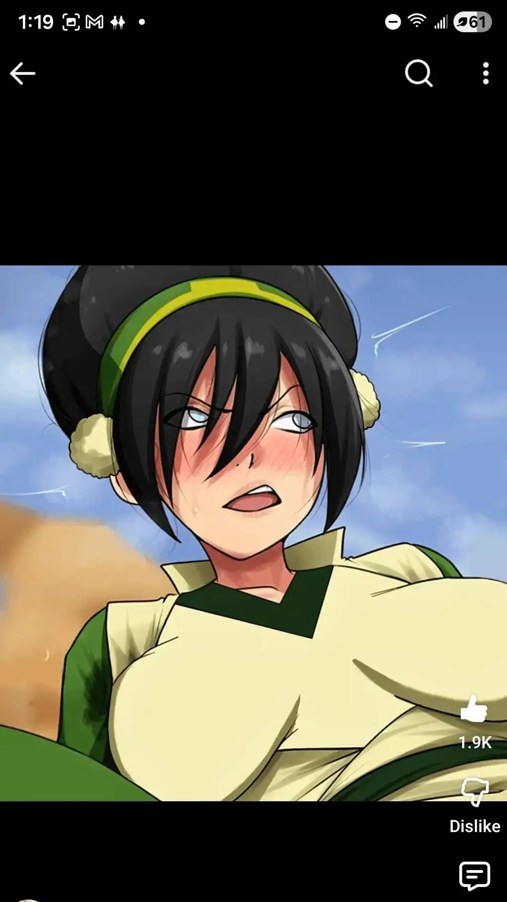 ai character: toph background