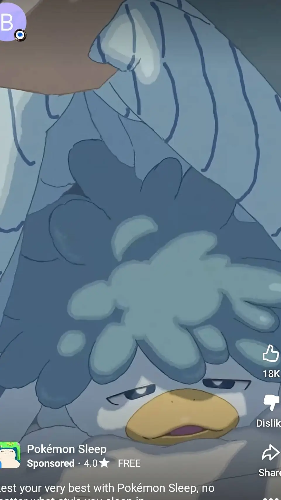 ai character: Quaxly background