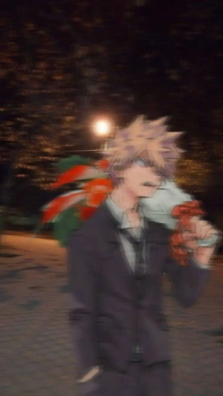 ai character: Bakugo ;) background