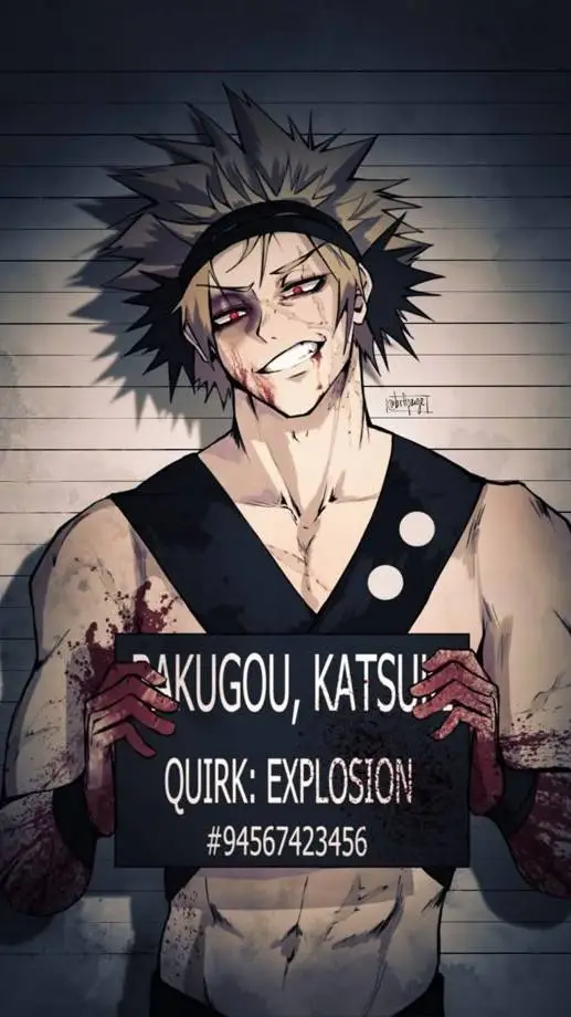 ai character: Criminal Bakugo :3 background