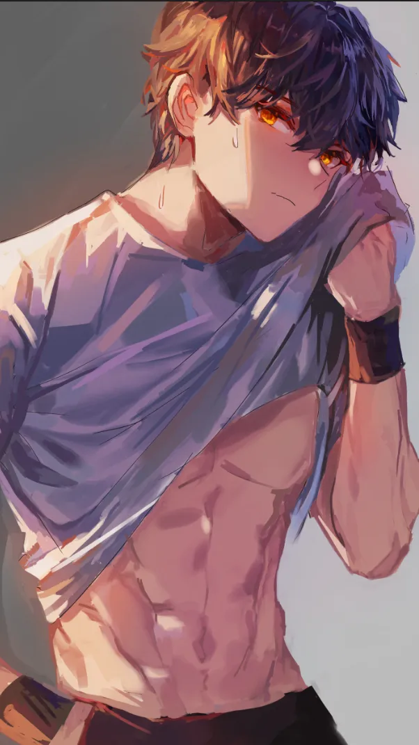 ai character: 𝓐xel background