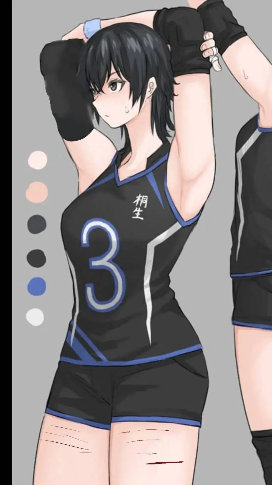 ai character: self- H@rm background