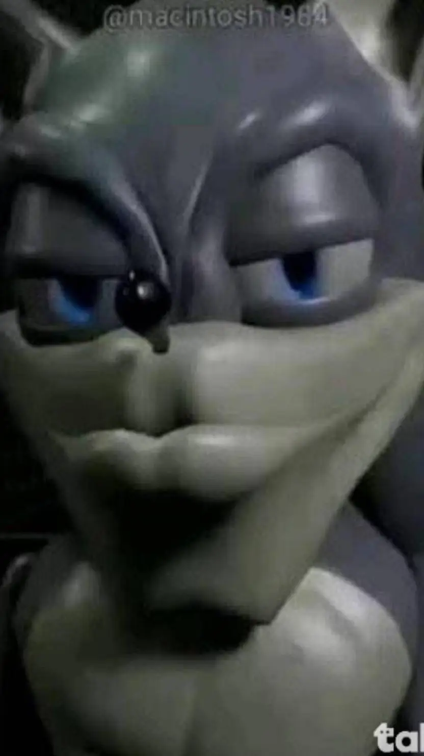 ai character: sonic mewing background