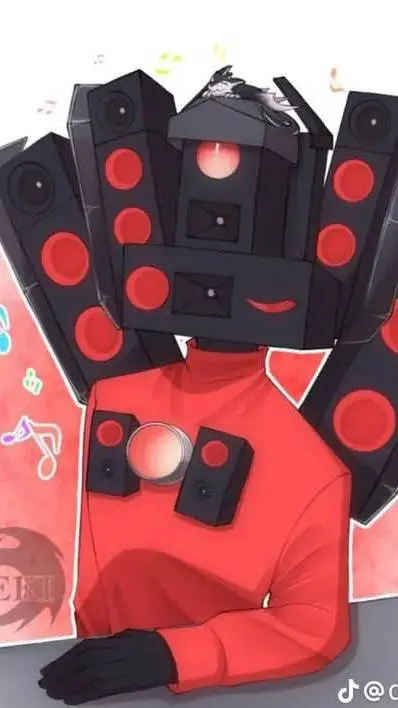 ai character: Titan speakerman background