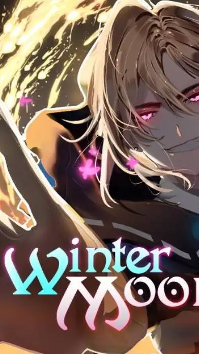 ai character: Winter moon background