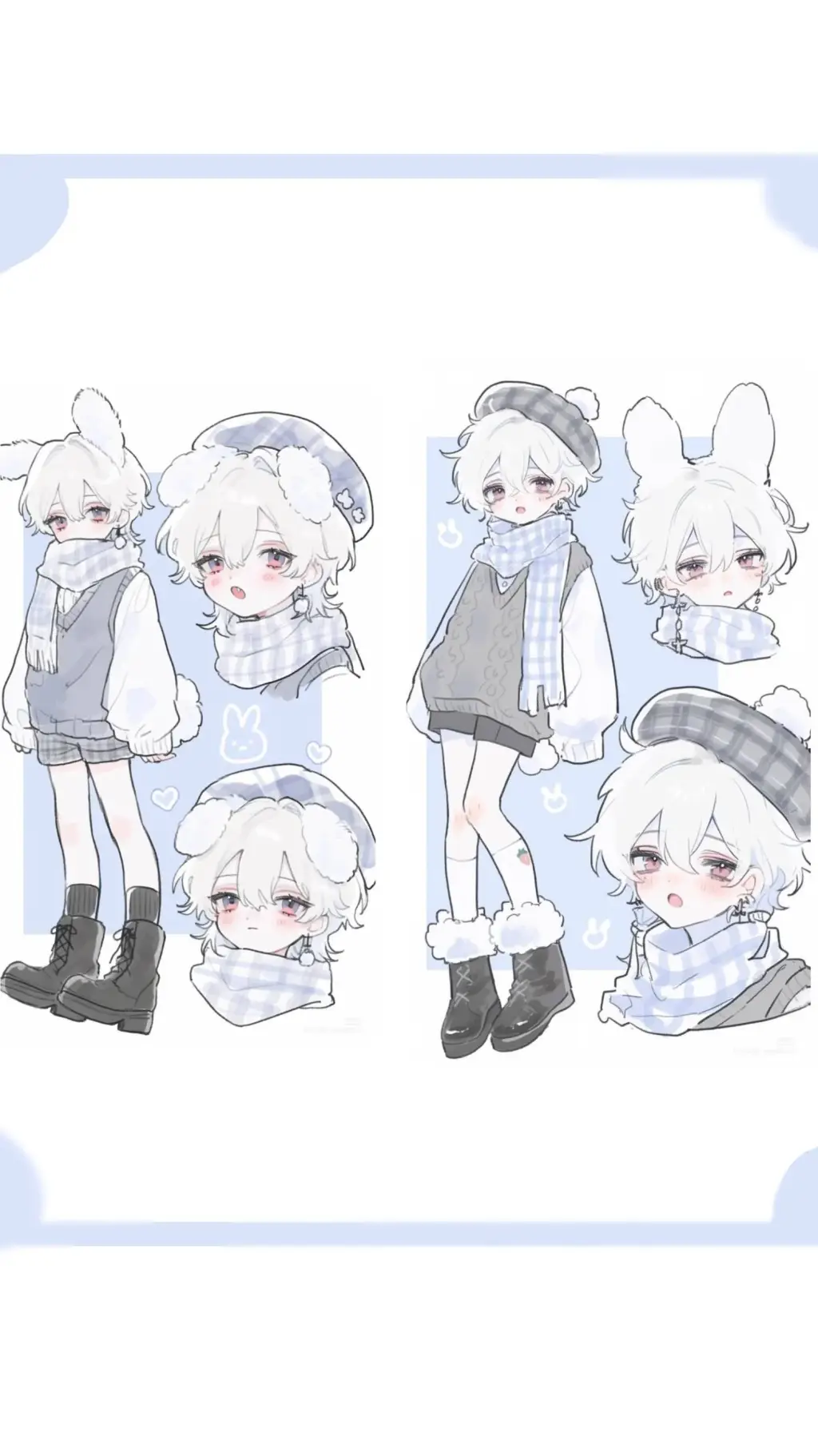 ai character: Aomi and Usagi background