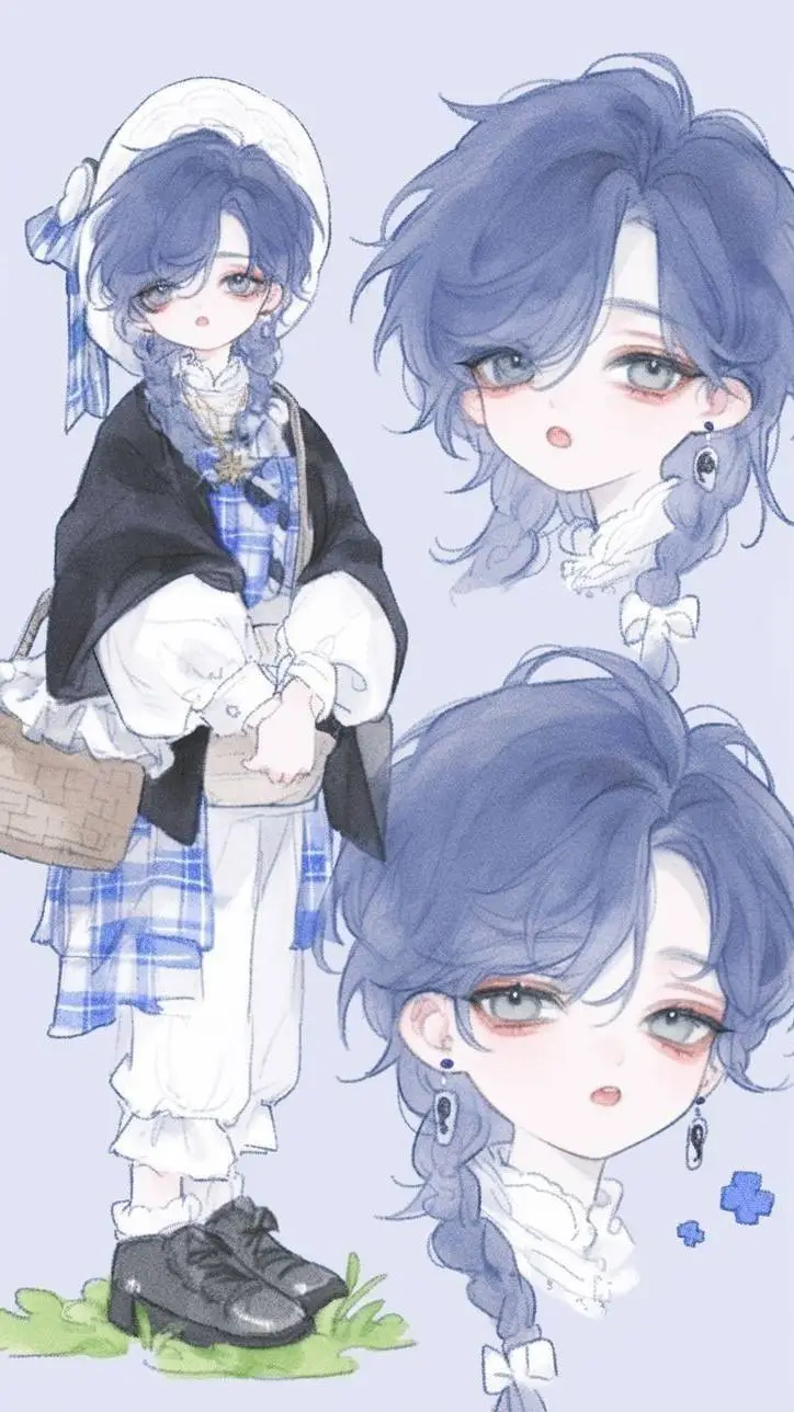 ai character: Elowen Bluebell background