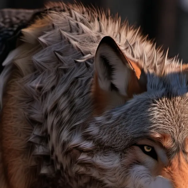chat with ai character: gray wolf / coyote