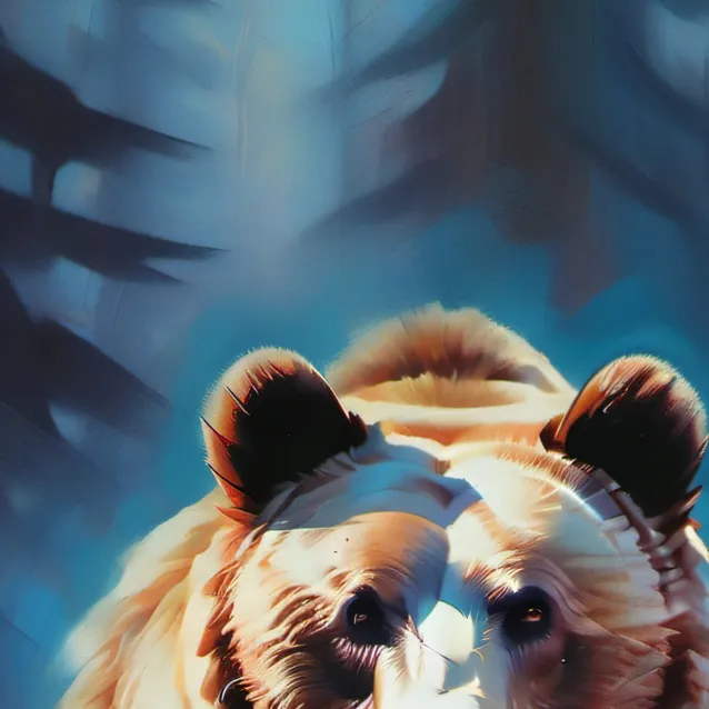 chat with ai character: bear in your house