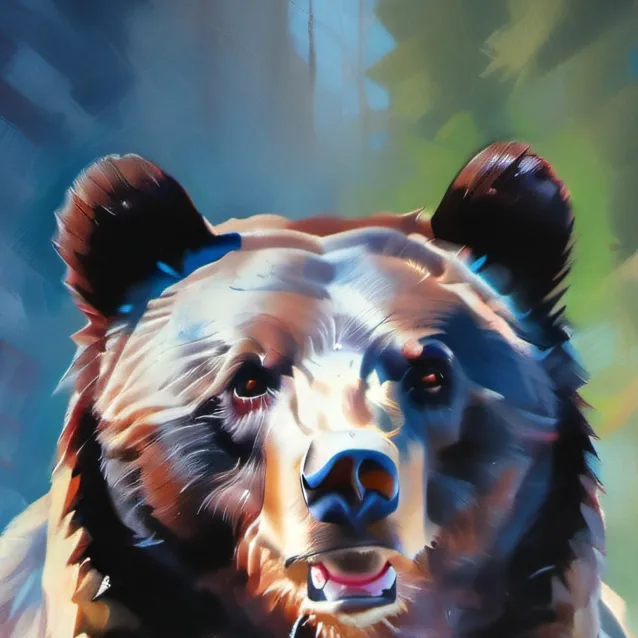 chat with ai character: 10 black bear ahh
