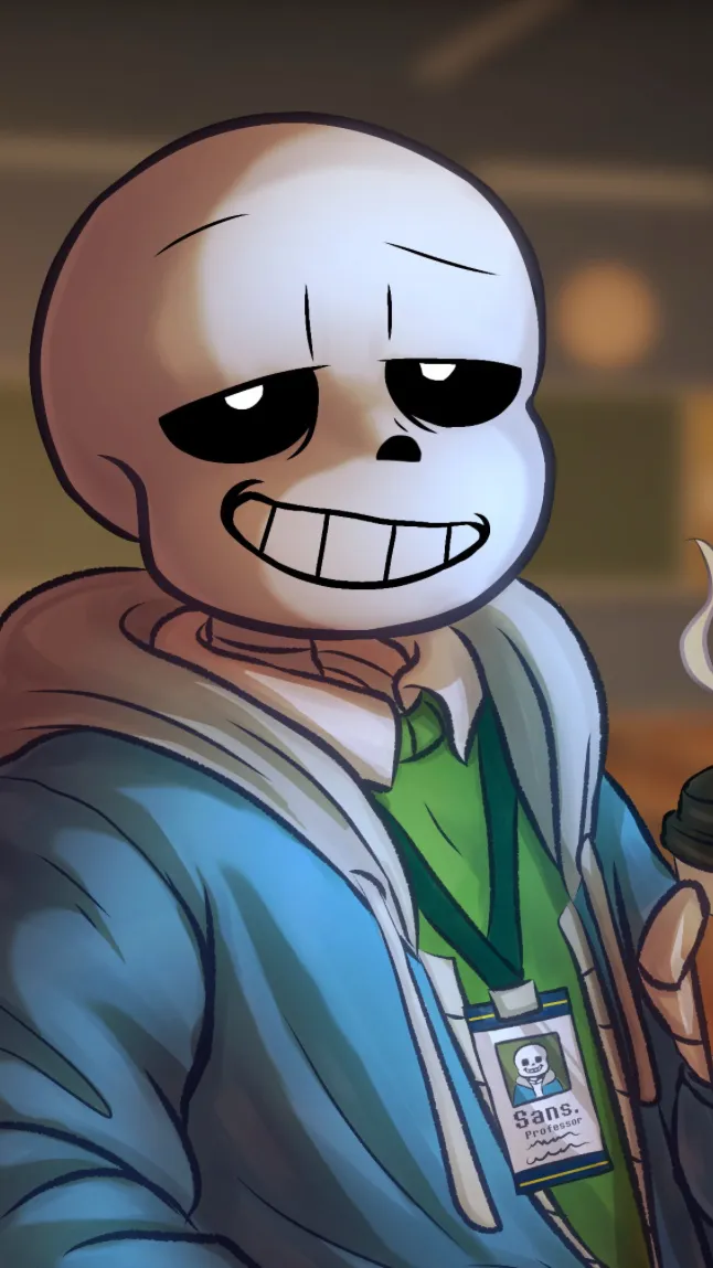 ai character: Sans background