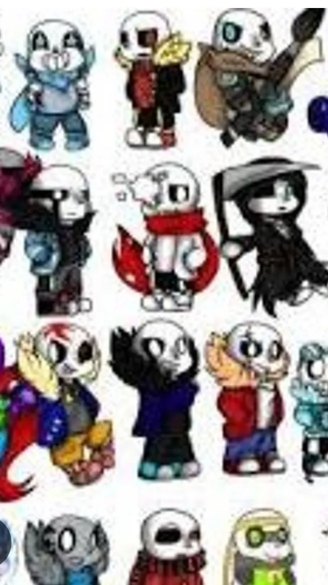 ai character: Sans au background