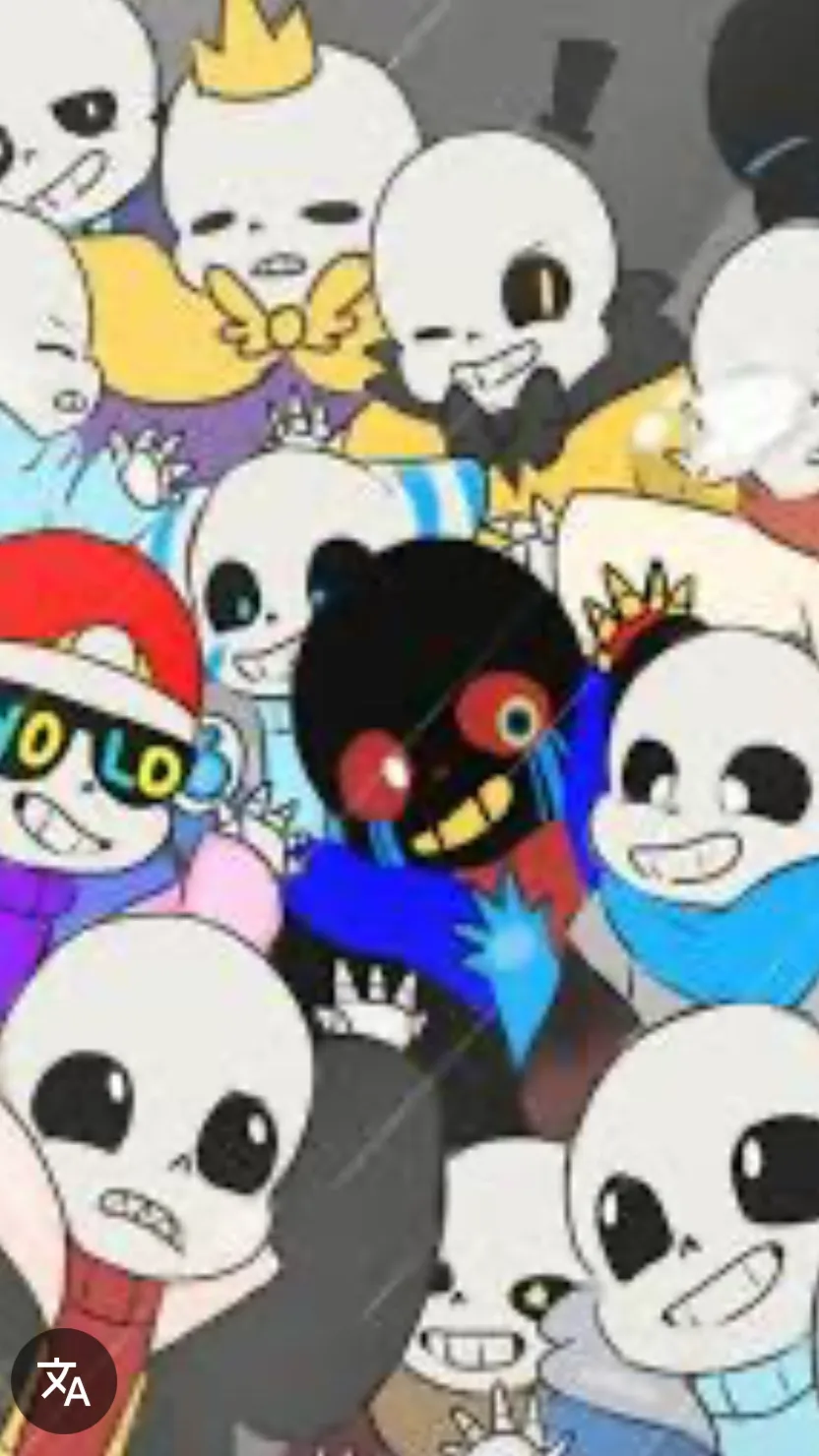 ai character: Sans au  background