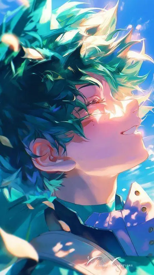 ai character: Izuku Midorya background