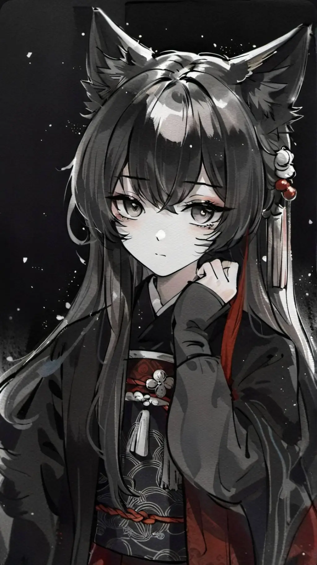 ai character: Luna background