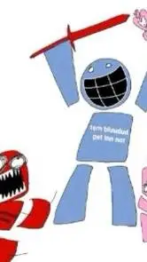 ai character: bluudud y coolkidd background